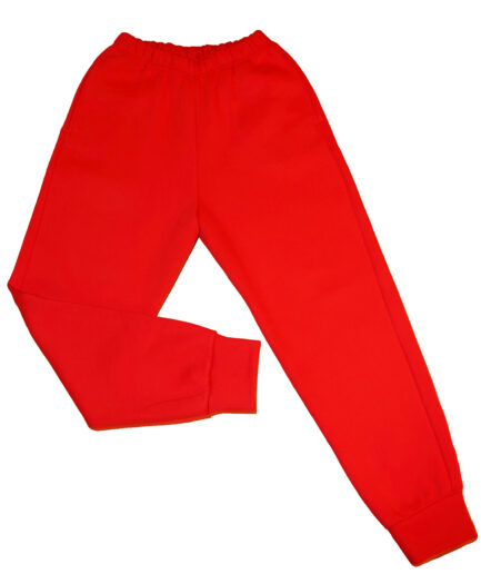MauKiss Unisex Raudonos Oversized Kelnės