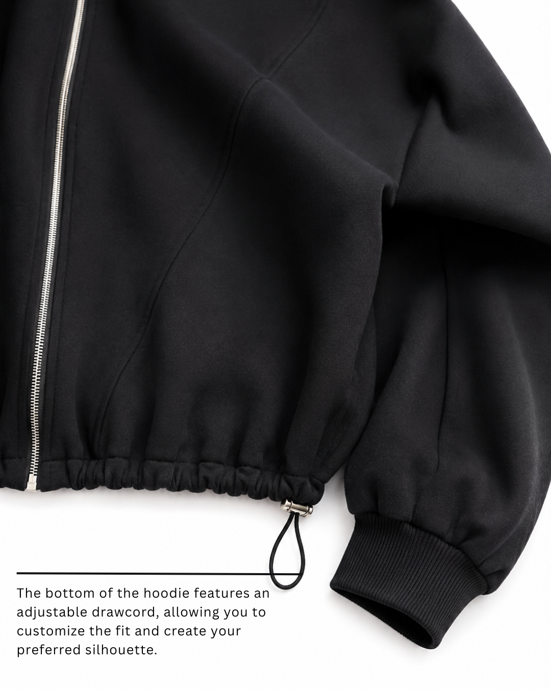 The bottom of the pants features adjustable drawcords, allowing you to customize the fit and create your preferred silhouette. copy
